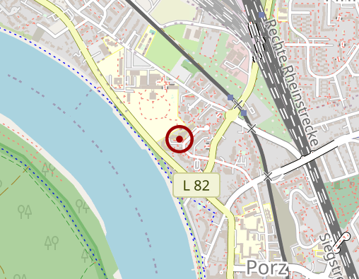 Karte: Betreuung und Pflege zuhause Curanum am Rhein