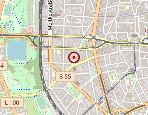 Karte: Adam, R. u. Mosebach, M.