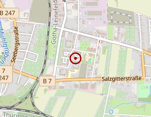 Karte: Volkssolidarität Sozialstation Gotha