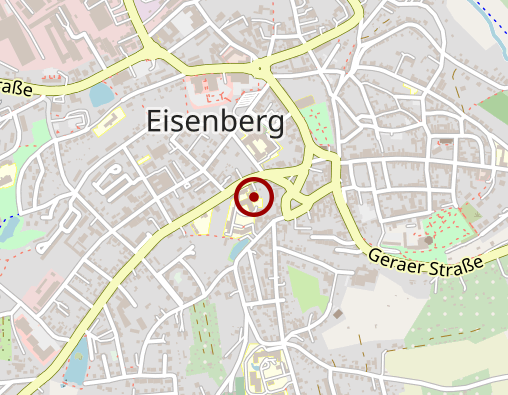 Karte: AWO Sozialzentrum Eisenberg Gerontopsychiatrische Wohngruppe "Sonne"