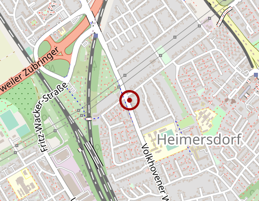 Karte: Caritas Sozialstation Chorweiler