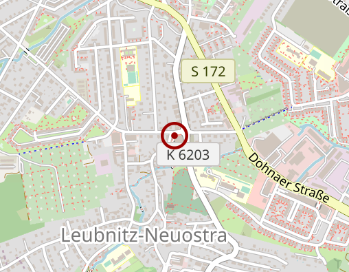 Karte: Johanniter-Unfall-Hilfe e.V., Pflegedienst Leubnitz-Neuostra