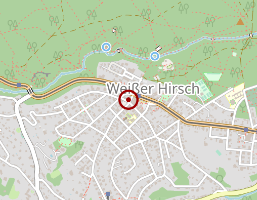 Karte: Ergopraxis Weißer Hirsch - Christine Irmen