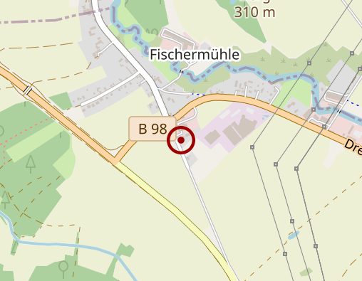 Karte: Lebenshilfe für geistig Behinderte e.V. Betreutes Wohnen