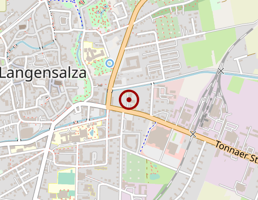 Karte: Caritas Trägergesellschaft "St. Elisabeth" gGmbH Tagesbetreuung St. Marien Bad Langensalza