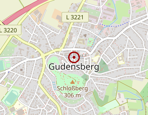 Karte: Arbeitsgemeinschaft der Krankenpflegestationen Gudensberg und