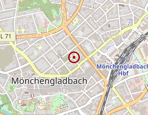 Karte: Caritas-Pflegedienst Mönchengladbach/Korschenbroich