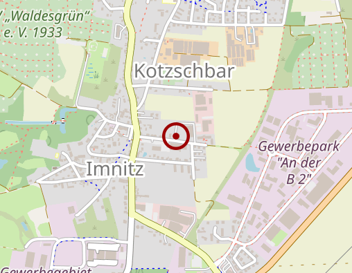 Karte: DRK Sozialstationen/Soziale Dienste Leipzig und Umland gGmbH Pflegedienst Zwenkau