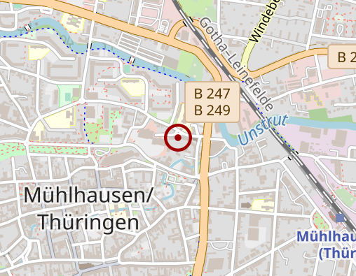 Karte: Johanniter-Pflege Sachsen-Anhalt/Thüringen gGmbH Tagespflege Mühlhausen