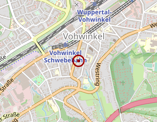 Karte: Ambulante Diakonie der Evangelischen Kirchengemeinde Vohwinkel-Hammerstein-Sonnborn