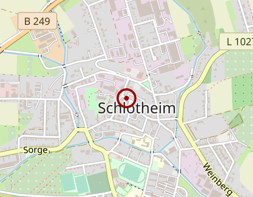 Karte: Schlotheimer Tagespflege OT Schlotheim