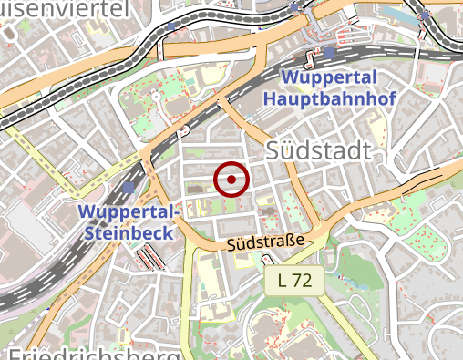 Karte: Caritasverband Wuppertal/Solingen Pflege und Hilfe zu Hause