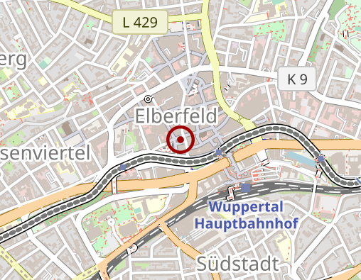 Karte: Therapieraum Wuppertal