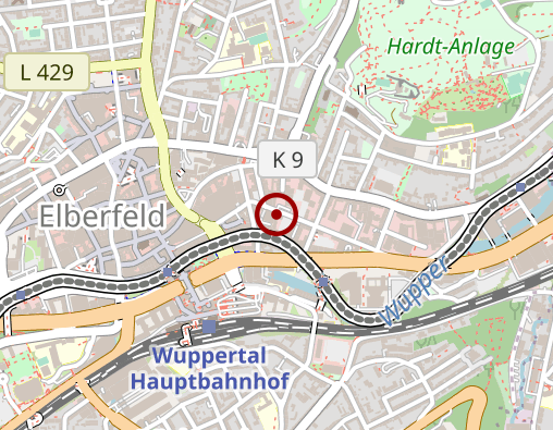 Karte: SPZ Sozialpsychiatrisches Zentrum Wuppertal gGmbH