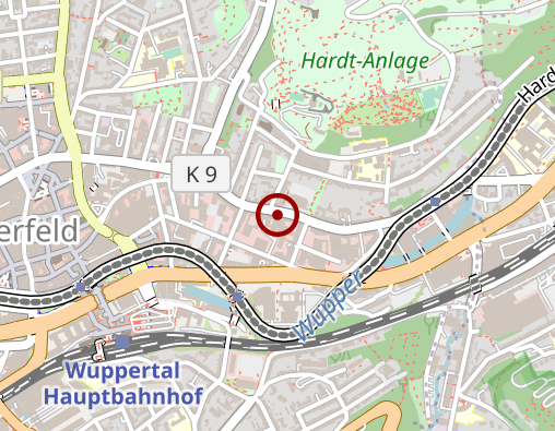 Karte: Bergische Diakonie