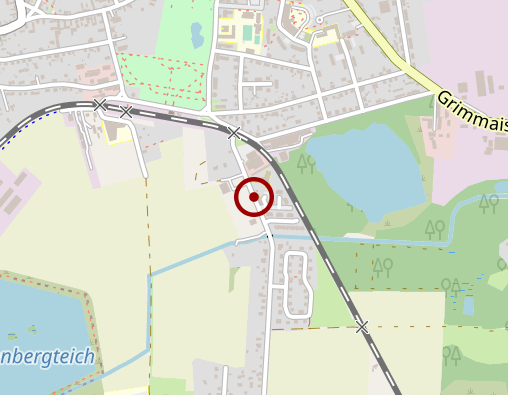 Karte: Altenpflegeheim Bergstraße Haus 2