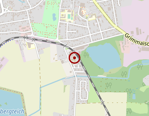 Karte: Altenpflegeheim Bergstraße Haus 1