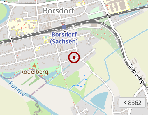 Karte: Dignicare Pflege GmbH, Pflegedienst Borsdorf