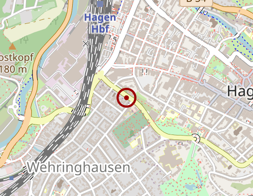 Karte: Gemeinnütziger Pflegedienst im DRK Hagen GmbH