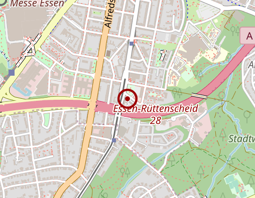 Karte: Svenja Paul, Tanja Gördemann GbR, Essen süd pflegt