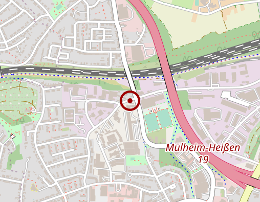 Karte: Lebenshilfe e. V. OV Mülheim an der Ruhr