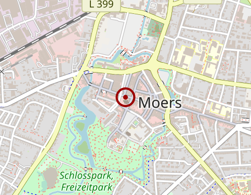 Karte: Freiraum Moers