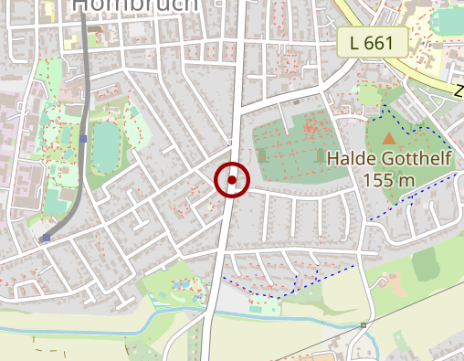 Karte: Pflegedienst Hemby - Dortmund Hombruch