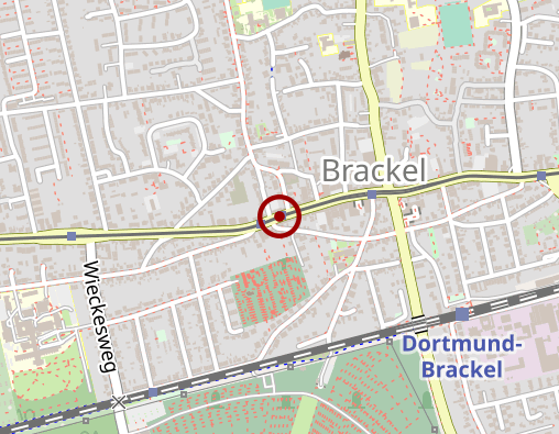 Karte: Pflegedienst Hemby - Dortmund Brackel