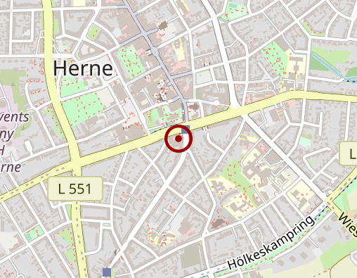 Karte: AKA - Ambulante Kranken- und Altenpflege "Rhein-Ruhr"