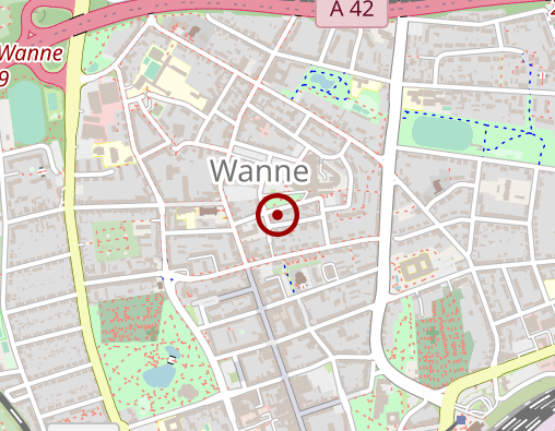 Karte: Caritas-Sozialstation Wanne-Eickel