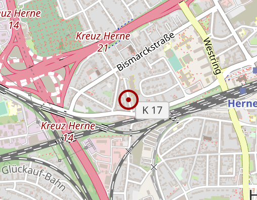 Karte: Diakonie Ruhr Pflege gGmbH