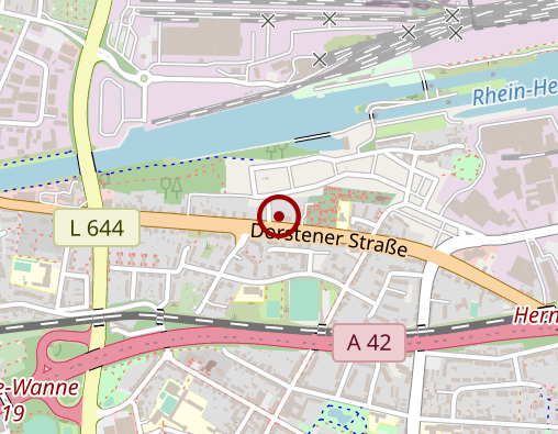 Karte: Diakonie Herne Pflege gGmbH