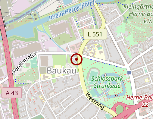 Karte: HISB Betreuungsdienst Herne GmbH