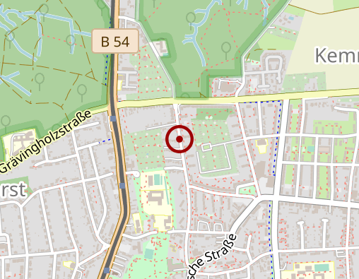 Karte: Pflegedienst Hemby - Dortmund Eving