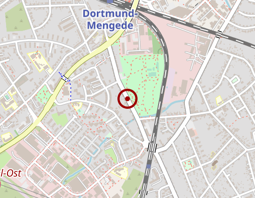 Karte: Pflegedienst Hemby - Dortmund Mengede