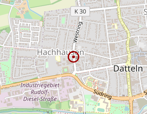 Karte: Caritasverband Ostvest e.V. Caritas-Centrum Datteln, Demenzberatung