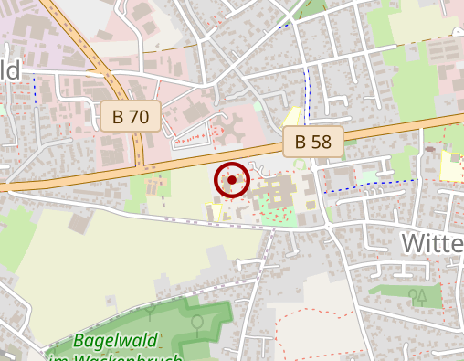 Karte: Alten- und Pflegeheim Haus Kiek in den Busch Kurzzeitpflege