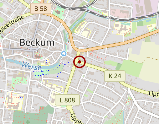 Karte: FUER-EIN-ANDER, Verein für körper-und mehrfachbehinderte Menschen e.V. Kreis Warendorf (Julia Stukenkemper) 3.1 Betreuungsgruppe