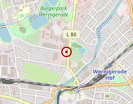 Karte: Gemeinnützige Gesellschaft für Sozialeinrichtungen Wernigerode mbH "Sozialstation"