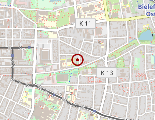 Karte: Jugendzentrum Niedermühlenkamp