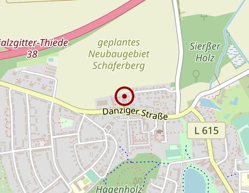 Karte: AWO-Wohn- und Pflegeheim SZ-Thiede -