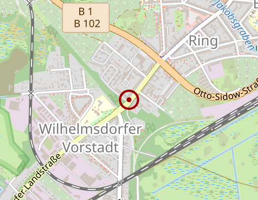 Karte: Heilpraxis u. Kosmetik R. Etzien