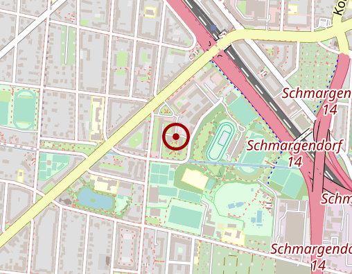 Karte: KWA Stift im Hohenzollernpark