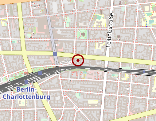 Karte: Berliner Institut der Deutschen Akademie für Psychoanalyse (DAP) e. V.