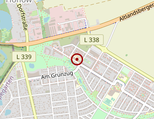 Karte: DSG Pflegewohnstift Hönow