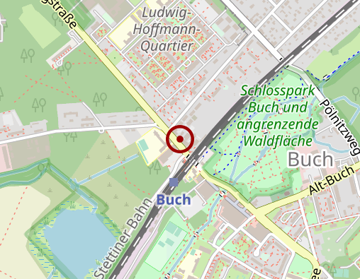 Karte: Podologie Zentrum Berlin-Buch