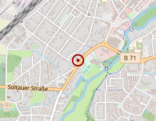 Karte: Paritätischer Wohlfahrtsverband Niedersachsen e.V. Kreisverband Uelzen Pflegedienst