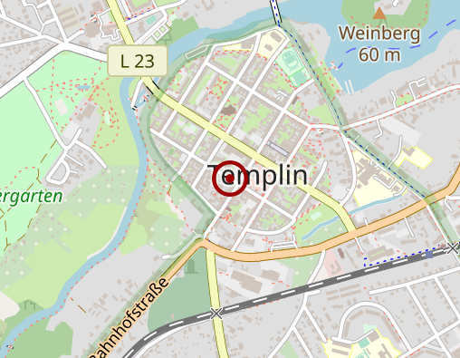 Karte: AWO UM Sozial- und Pflege gGmbH Templin