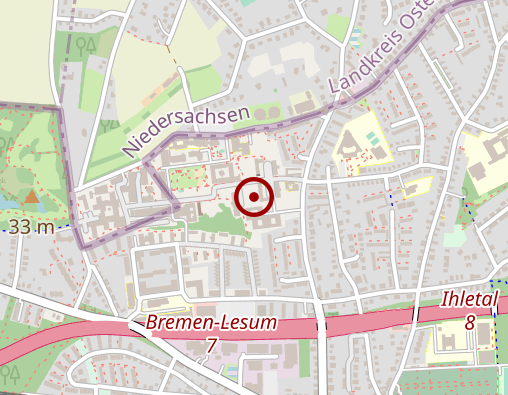 Karte: Dienste für Senioren und Pflege Friedehorst gGmbH Promente