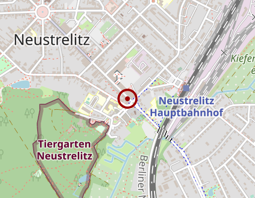 Karte: Caritasverband für das Erzbistum Hamburg e. V. Sozialstation Neustrelitz